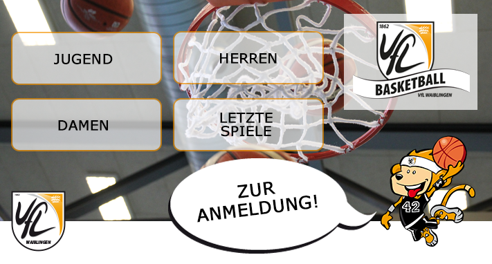 Herzlich willkommen bei den Basketballern vom VfL Waiblingen.
